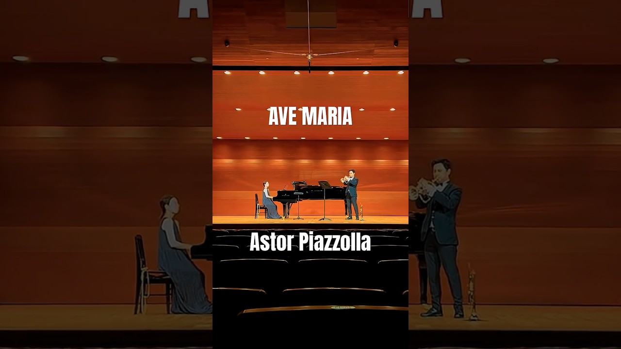 "Ave Maria" Astor Piazzolla Flugelhorn Akira Watanabe  Piano Satomi Ogushi  