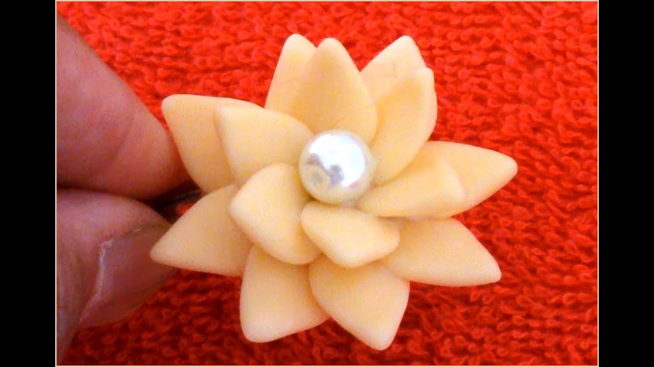 Flores para el cabello en porcelana fría - hair flowers