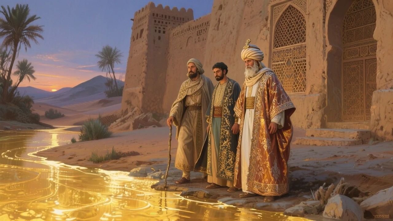 قصة الاخوة والنهر الذهبي ｜من أروع القصص الشعبية قبل النوم  ｜كوخ_الحكايات