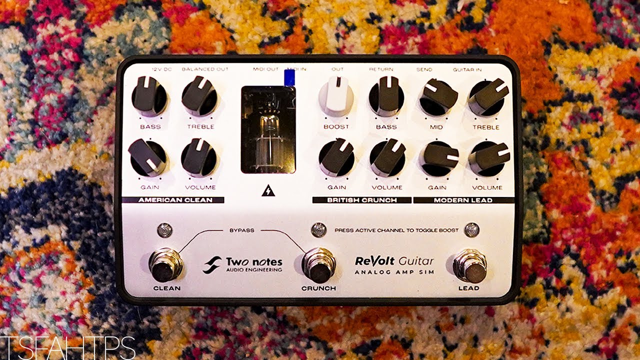 Two Notes ReVolt Guitar - into a Poweramp