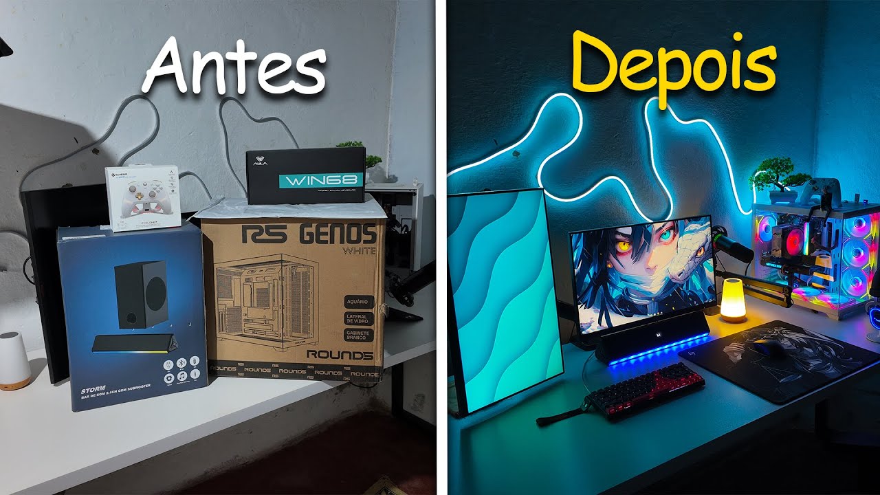 Tunando Meu SETUP GAMER!  (Ficou insano)