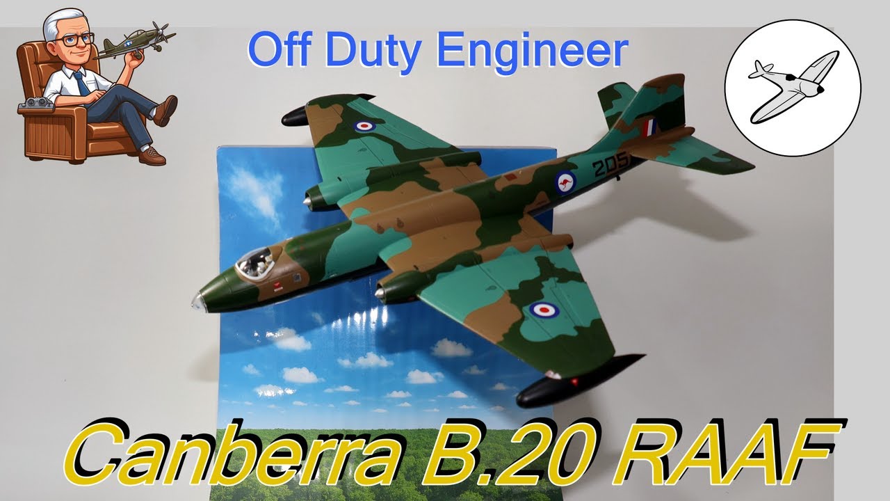 Canberra Aircraft RAAF (Scale Model Diorama)