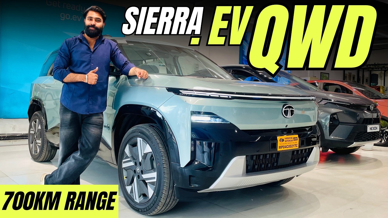 TATA Sierra .EV QWD 2026 Detailed Review ✅ | Features? Range? Mods? Charging Time? 😱
