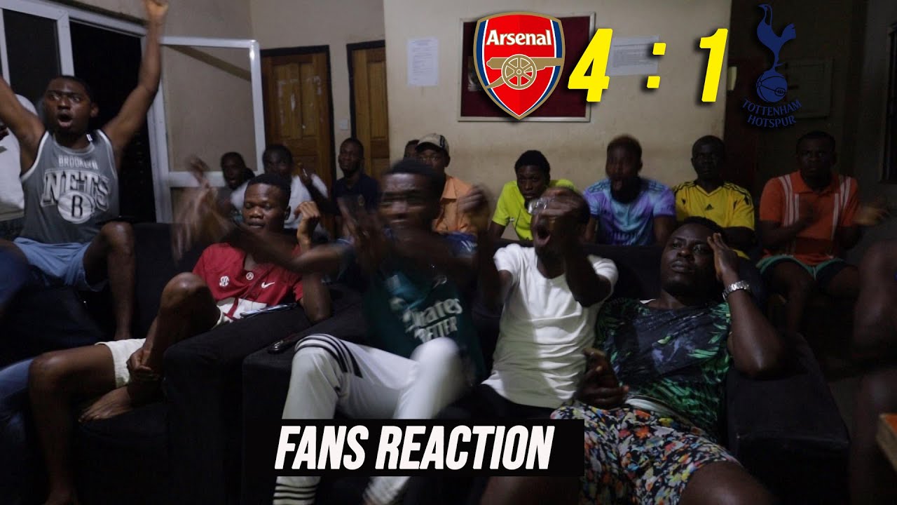 ARSENAL 4-1 TOTTENHAM WATCHALONG HIGHLIGHT & FANS REACTIONS - Premier League 2025/2026