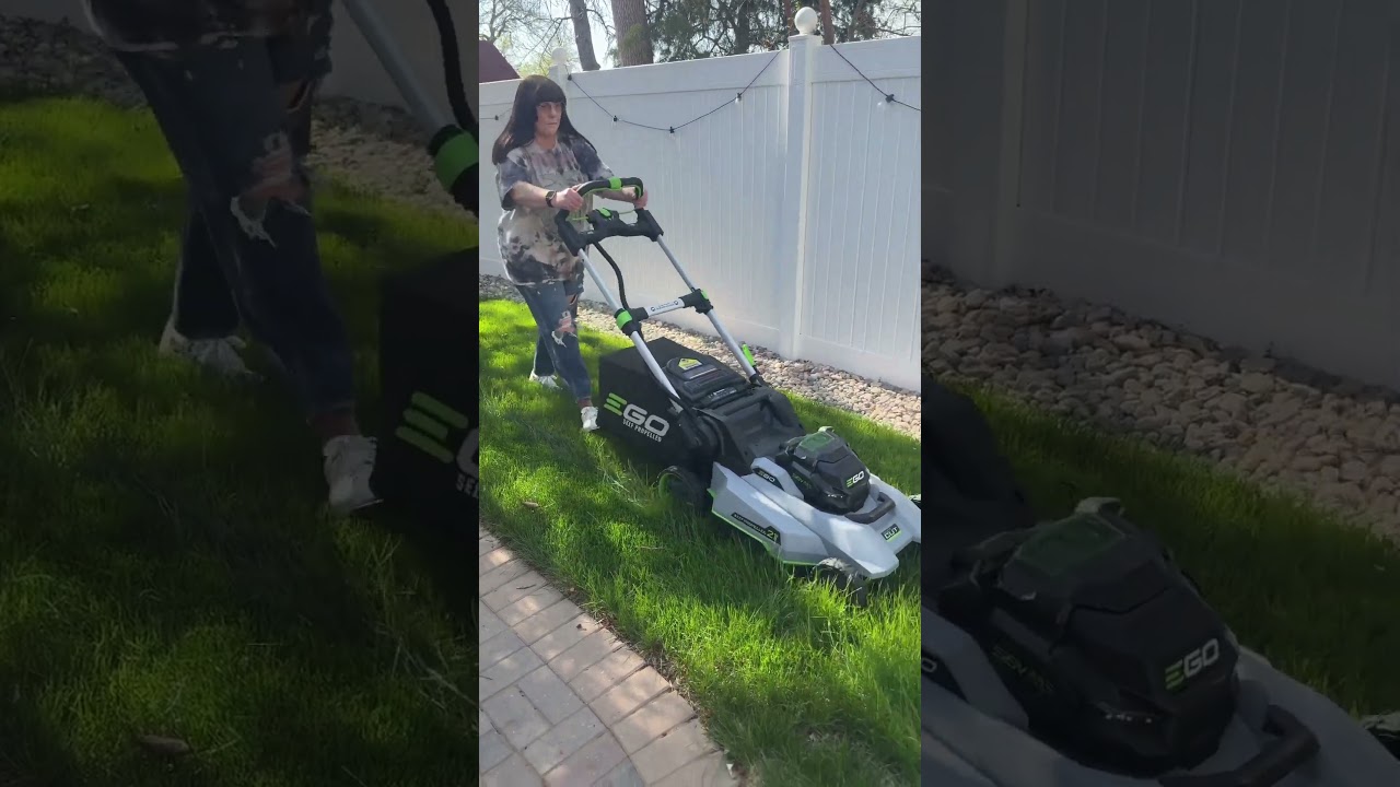 Full Speed Self Propelled EGO POWER MOWER 21" SELECT CUT CORDLESS MOWER 5-4-2025