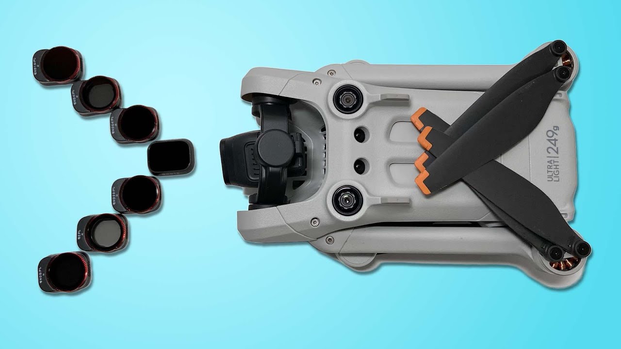 DJI Mini 3 Pro ND Filter Anleitung So stellst Du die Kamera richtig ein und wählst den passenden ND