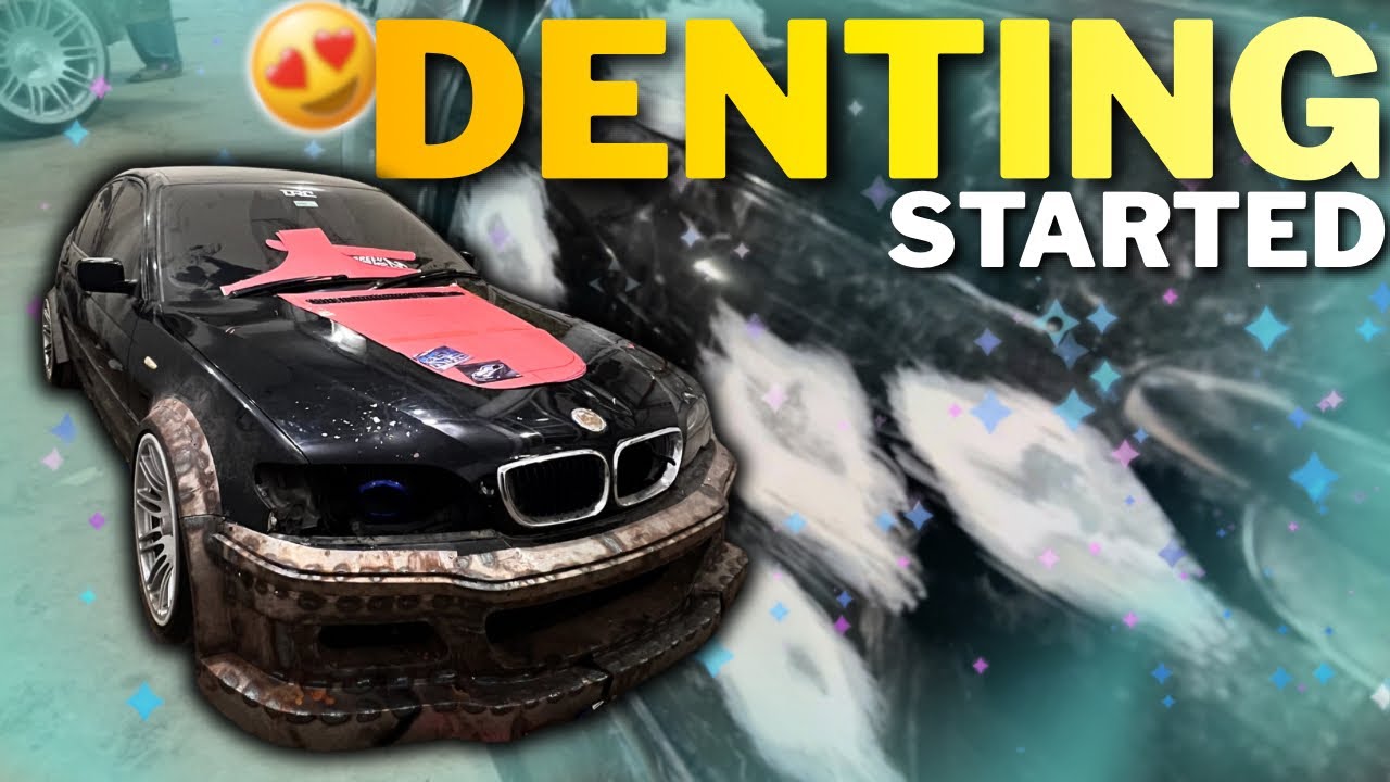 RAZOR BMW M3 GTR DENTING STARTED FINALLY 🤩