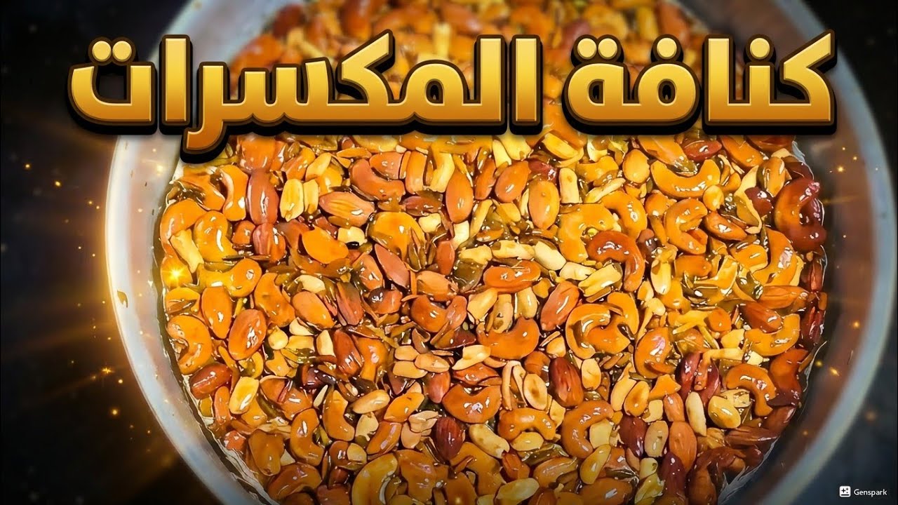 الكنافه بالمكسرات بكل احترافيه❗️بطريقه سهله هتنبهري من جمالها ❗️وطعم وشكل ينافس اكبر المحلات