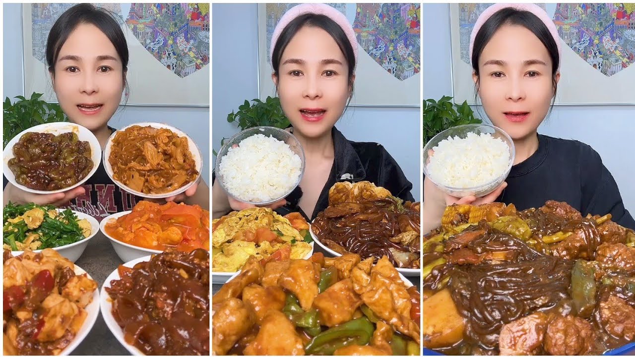 Mukbang Challenge : Eating Spicy 🔥🥵 noodles 🍜 fried tendon noodles rachang #noodles #mukbang #foodie