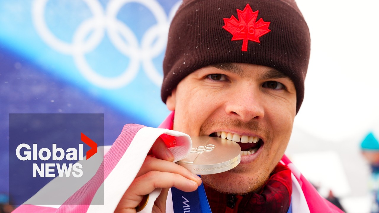 Canadian skier Kingsbury 'very happy' with silver medal win in Olympic Men’s Moguls