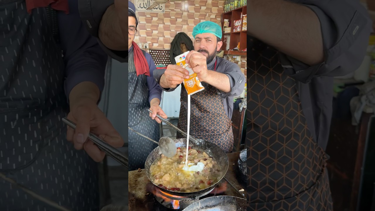 This Is How Chicken White Handi Cook | ultimate Street Food