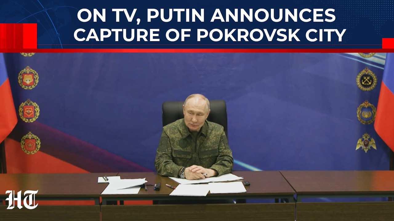 Putin's Army Meet On TV: Confirms Biggest War Win Of 2025 - Pokrovsk Captured| Ukraine|Krasnoarmeysk