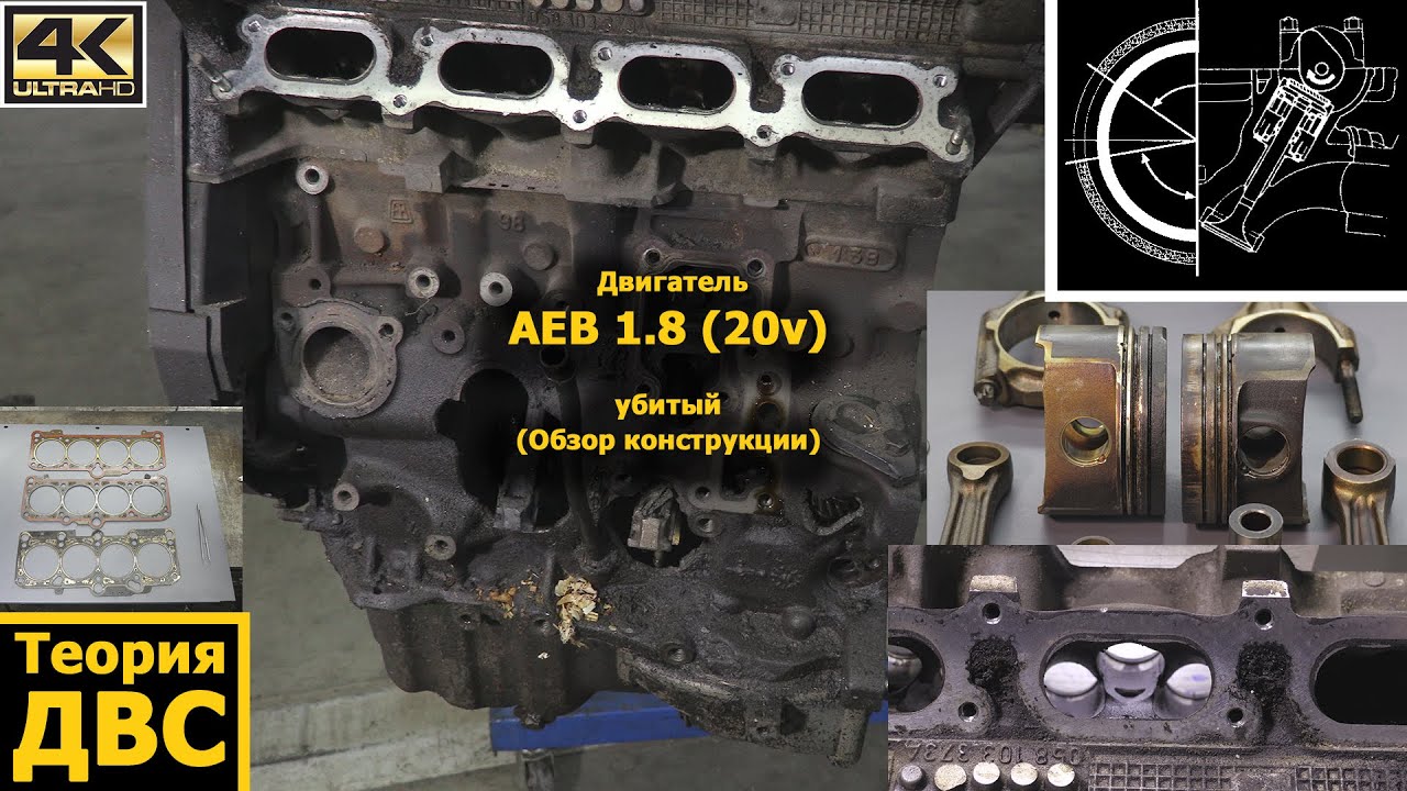 Теория ДВС: Двигатель AEB 1.8 (20v) убитый (Обзор конструкции)