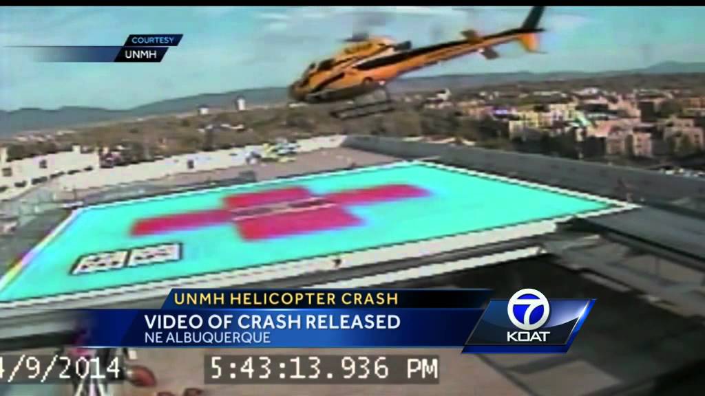 UNMH Helicopter Crash Video
