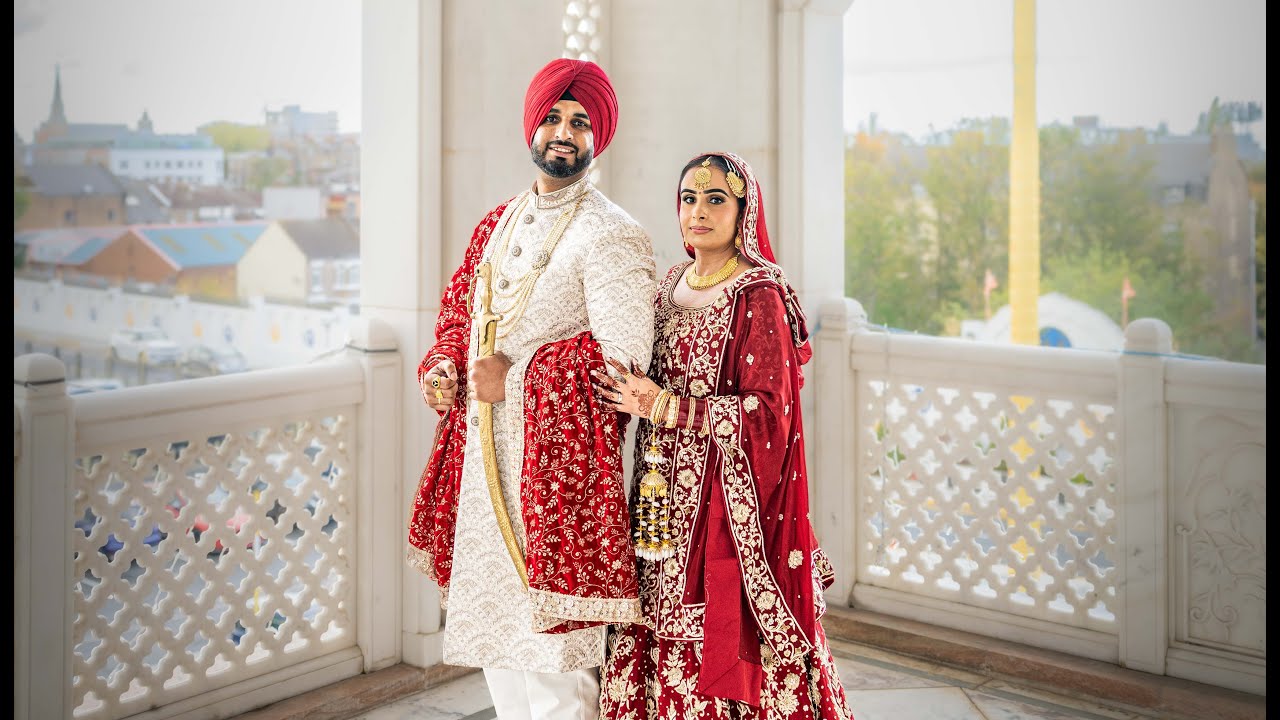 Sukhbir & Onkar...Wedding Highlights (4k)  Gravesend Gurdwara