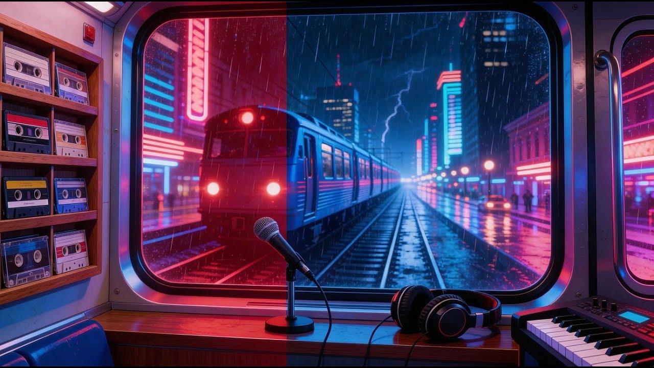 🕯️STRANGER THINGS VIBES – 1 HOUR NIGHT CITY SYNTHWAVE 🌌