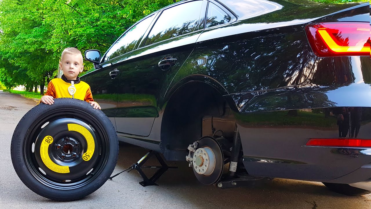 The wheel fell off Max to the rescue on power wheels