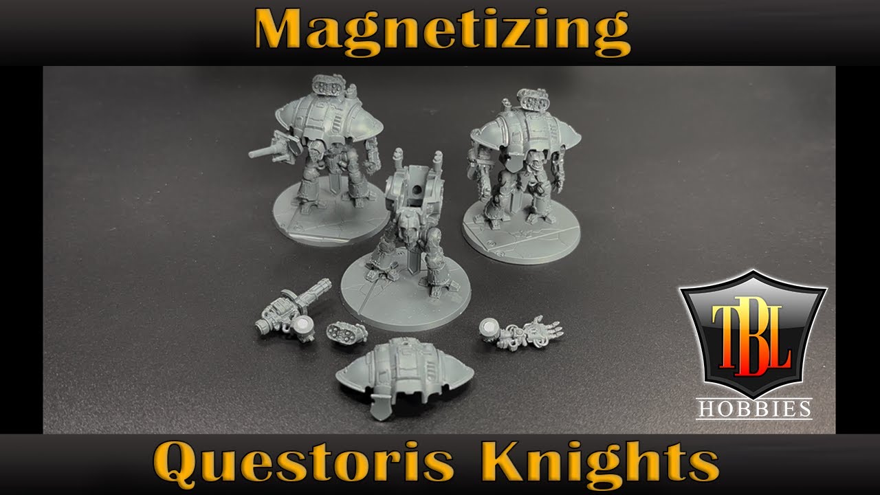 Magnetizing demo on Questoris Knights for Legions Imperialis