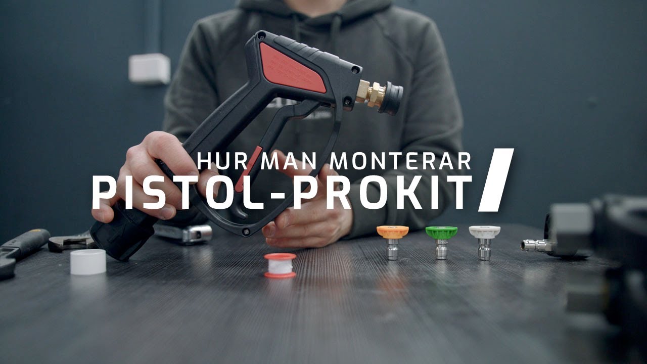 Hur man monterar ett högtryckspistol Pro Kit
