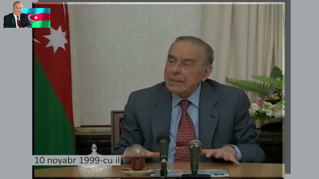 Ulu Öndər Heydər Əliyevin 10 Noyabr 1999 cu ildə ziyalilarla görüşü