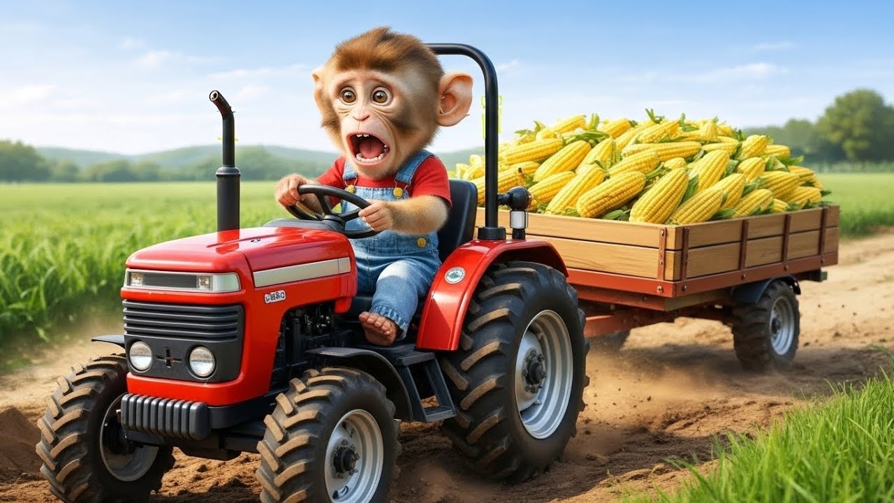 The Little Monkey and the Golden Corn Harvest