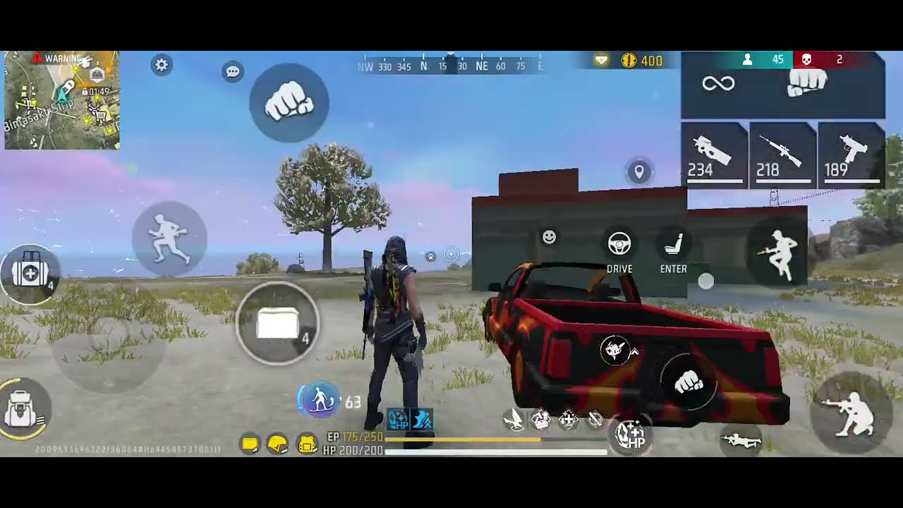 free fire solo vs squad full gameplay || solo vs squad mobile gameplay || J2K FF