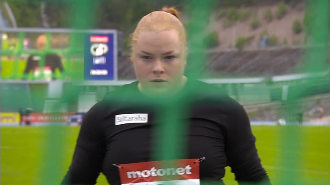 Naisten moukarinheiton Suomen Enn&auml;tys uusiksi j&auml;lleen | Yleisurheilun GP Lahti 2025