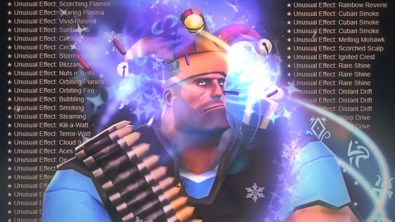 Необычная Проблема TF2 / Избыток Выбора Эффектов Необычного Типа и Деградация Аньюжуал Шапок