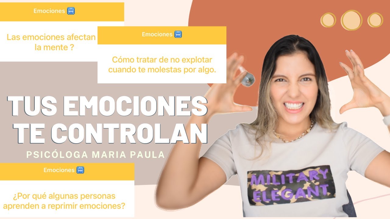 CONSULTORIO SOBRE: MANEJO DE EMOCIONES -  Respondo preguntas - Psicóloga Maria Paula