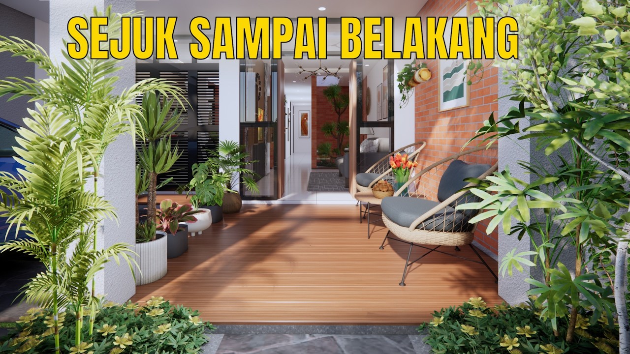 Rumah yg Sejuk Alami !!! ada 3 Kamar tidur dengan tata ruang yg optimal