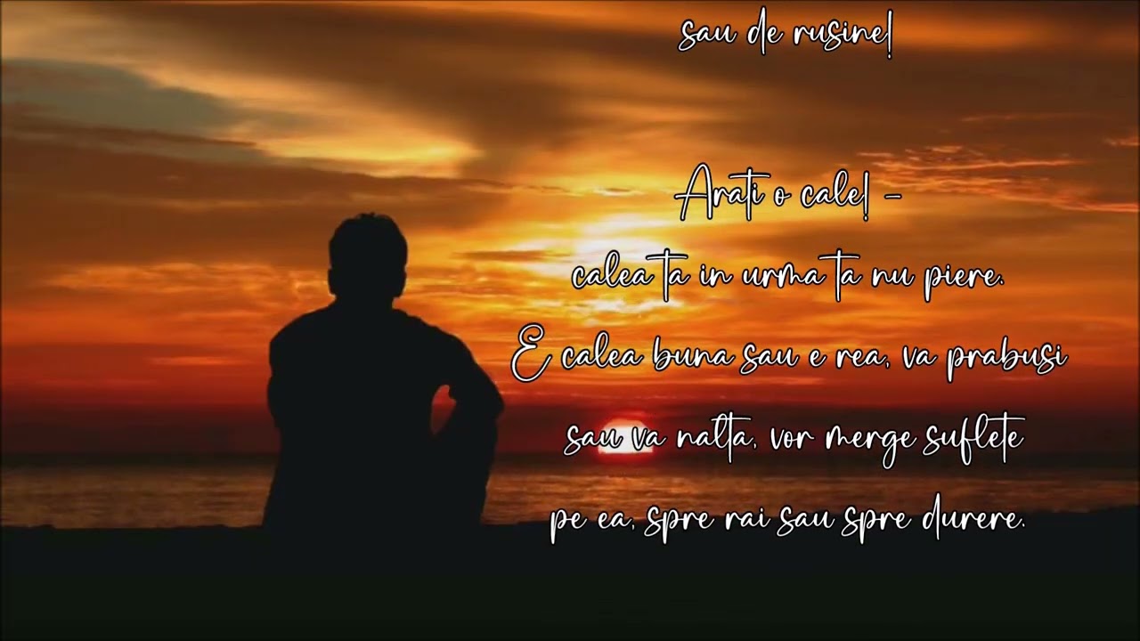 O, om ce mari răspunderi ai - poezie Traian Dorz