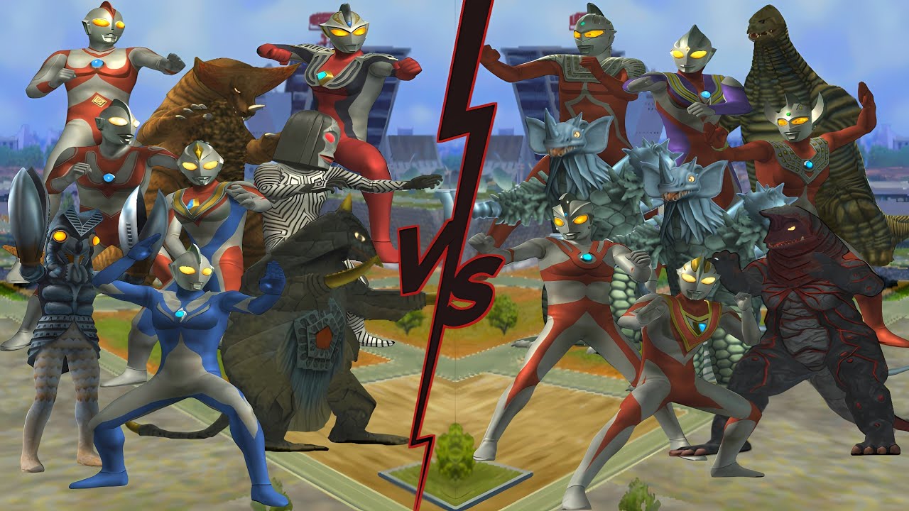 ウルトラマンコスモス VS ULTRAMAN GAIA, ALIEN BALTAN VS GOLZA, BEMSTAR VS ACE, DYNA VS TYRANT #ウルトラマン #kaiju