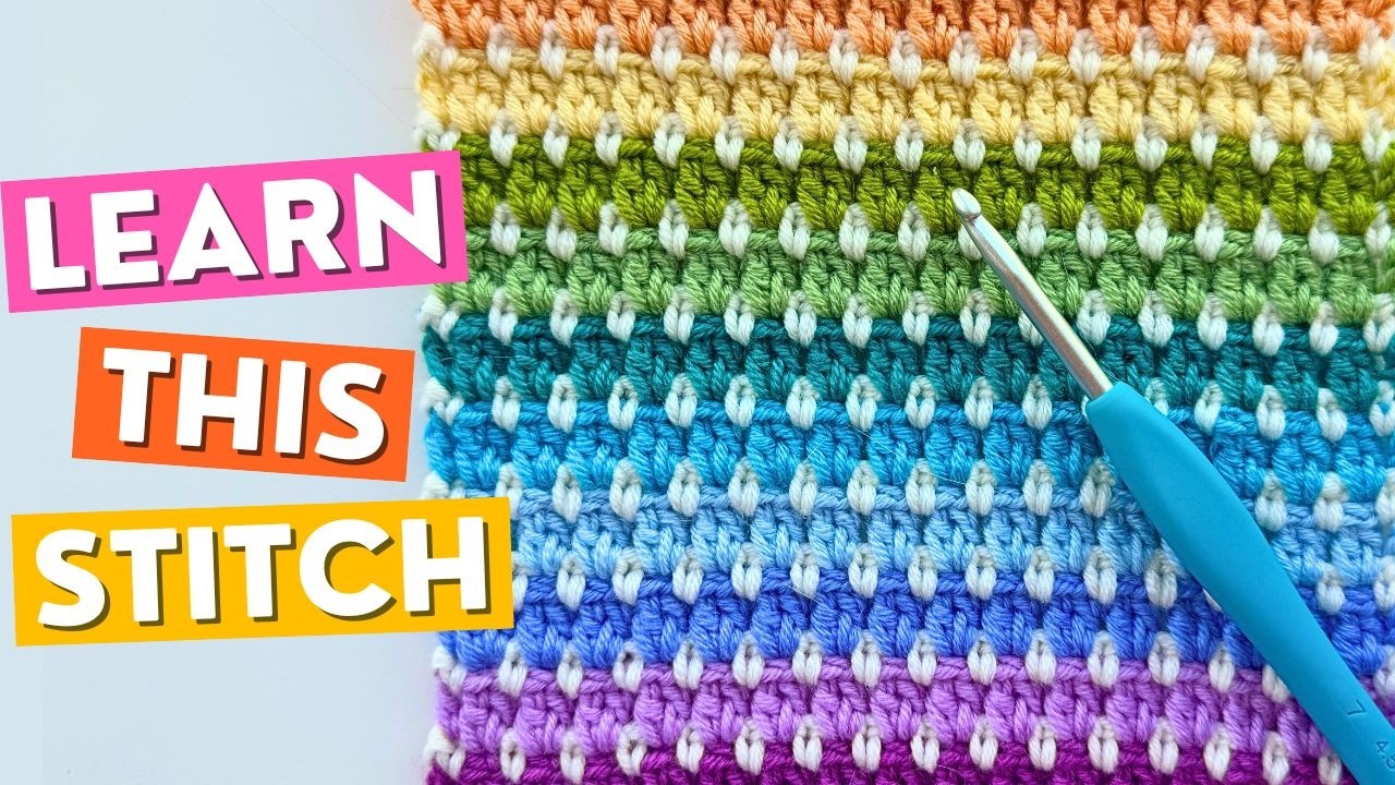 How to Crochet the Mini Block Stitch