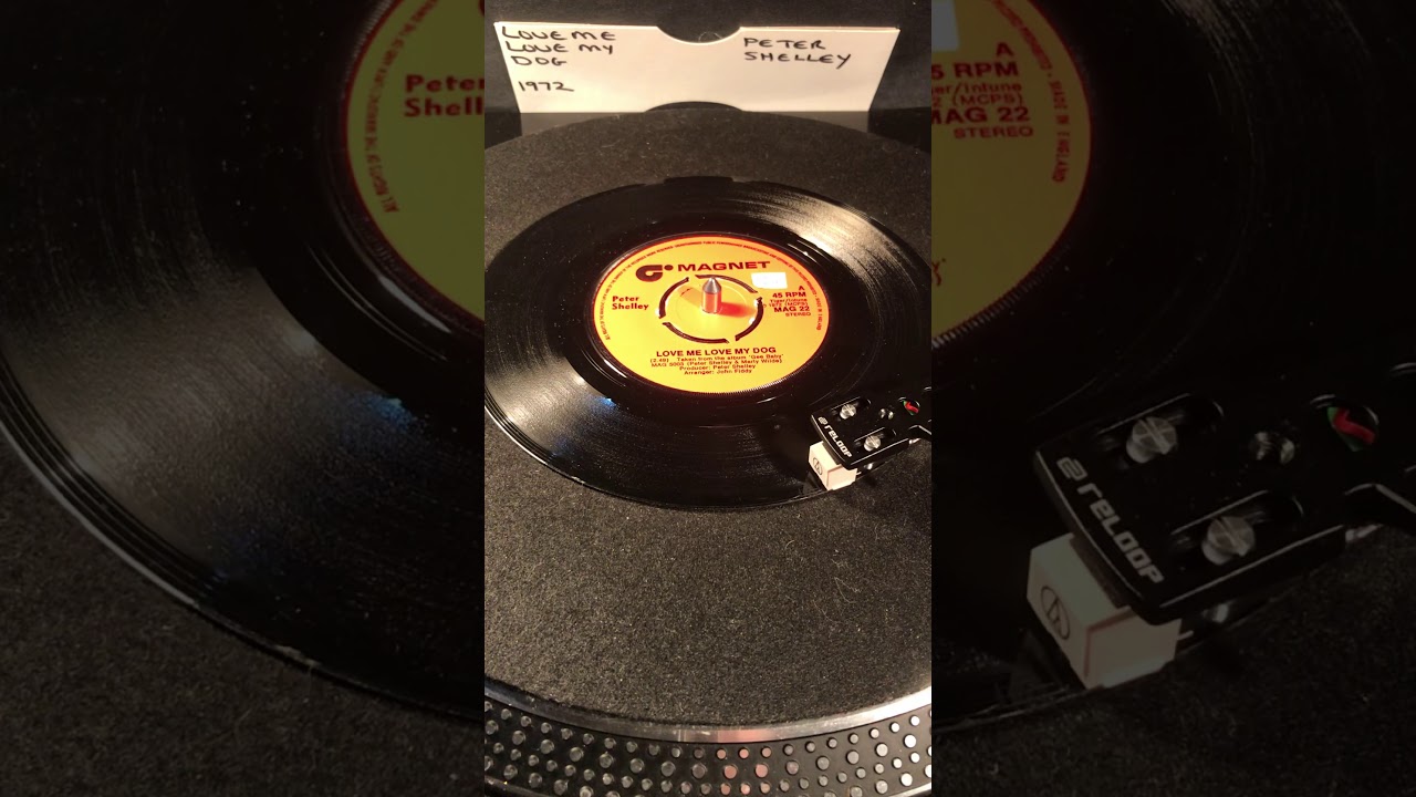Peter Shelley - Love Me Love My Dog ( Vinyl 45 ) From 1972 .