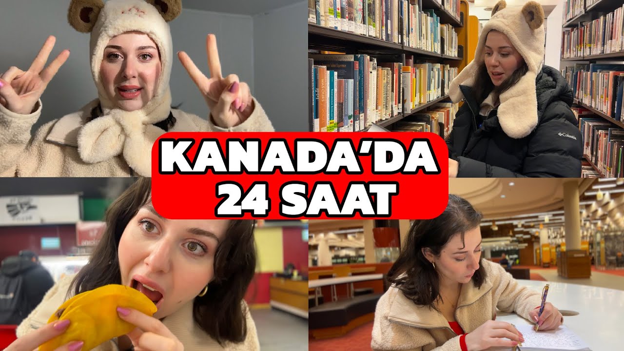 KANADA ‘DA 24 SAAT 🤓 YENİ HAYATIMLA TANIŞIN 🫣