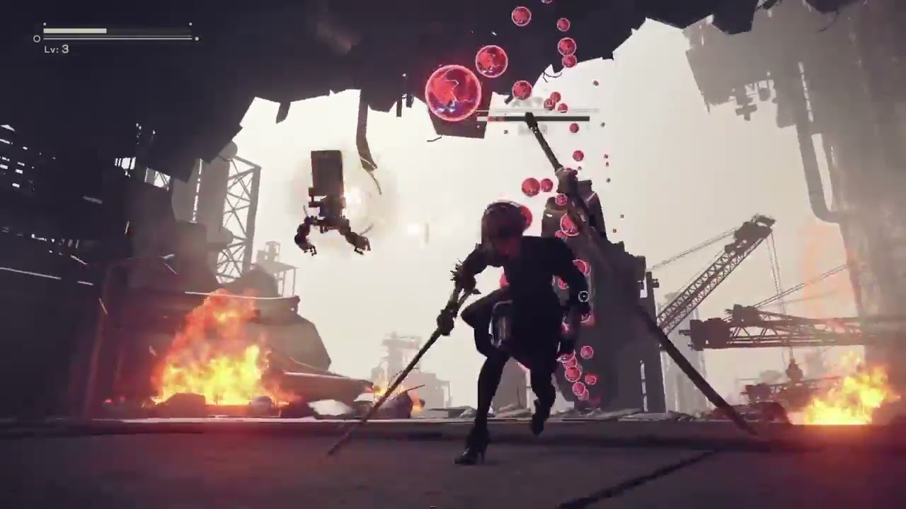 NieR:Automata DEMO gameplay [720p60FPS]