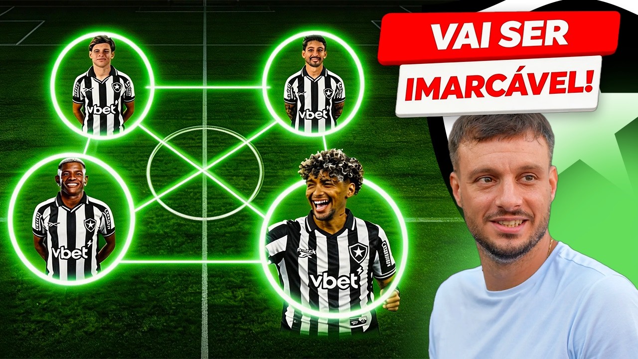 O QUADRADO MAGICO QUE FARA O BOTAFOGO TER UM DOS MELHORES MEIOS DE CAMPO DA AMERICA!