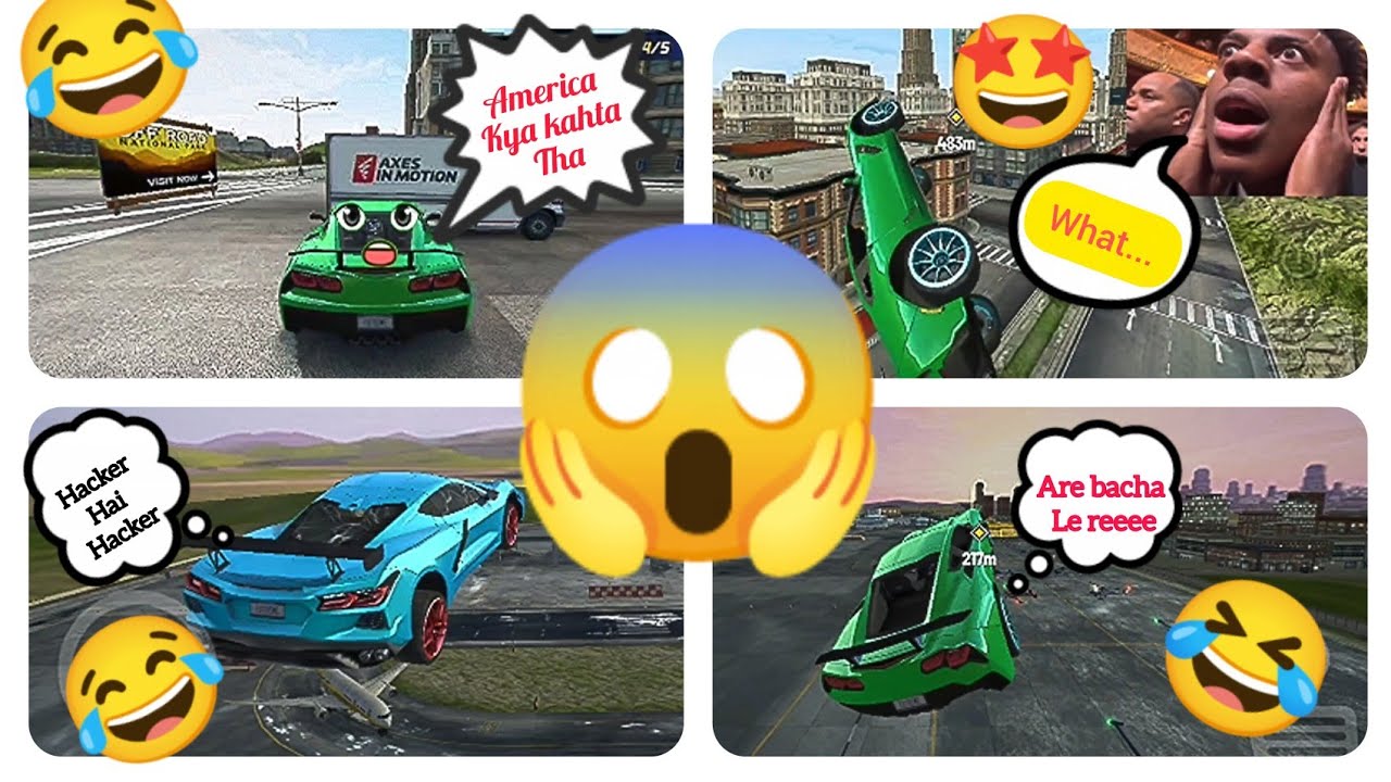 Extreme Car Driving Simulator Funny Moment😂😂 Extreme Car Driving Simulator  #videogames #funny