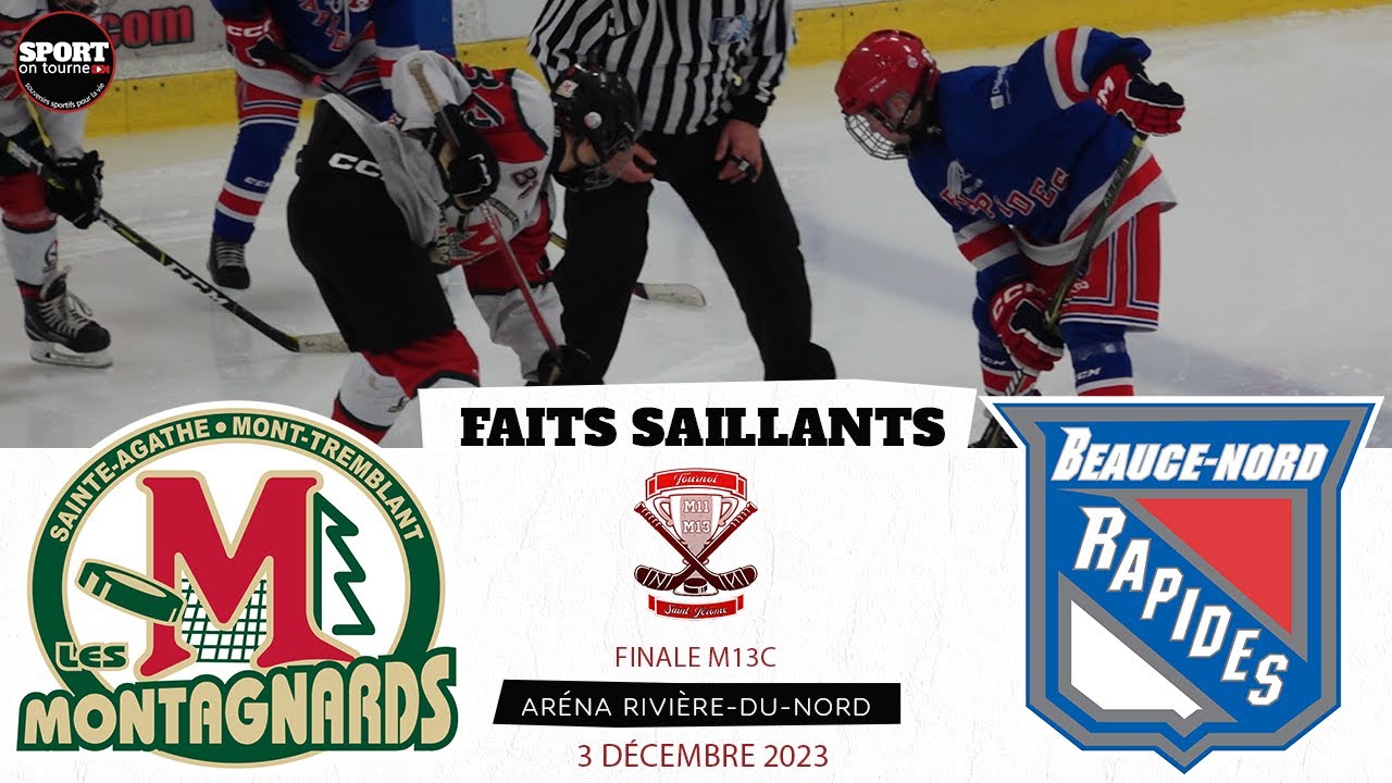 Faits saillants - Match du 3 décembre 2023 - Finale M13C Tournoi provincial de hockey de St-Jérôme