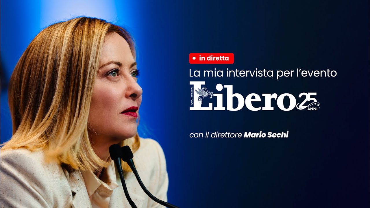 🔴 La mia intervista all'evento per i 25 anni di Libero Quotidiano con il direttore Mario Sechi