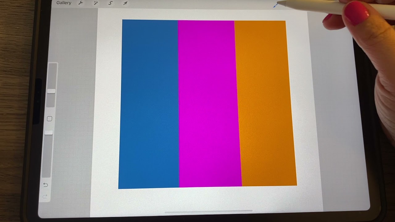 Как смешивать цвета в Procreate