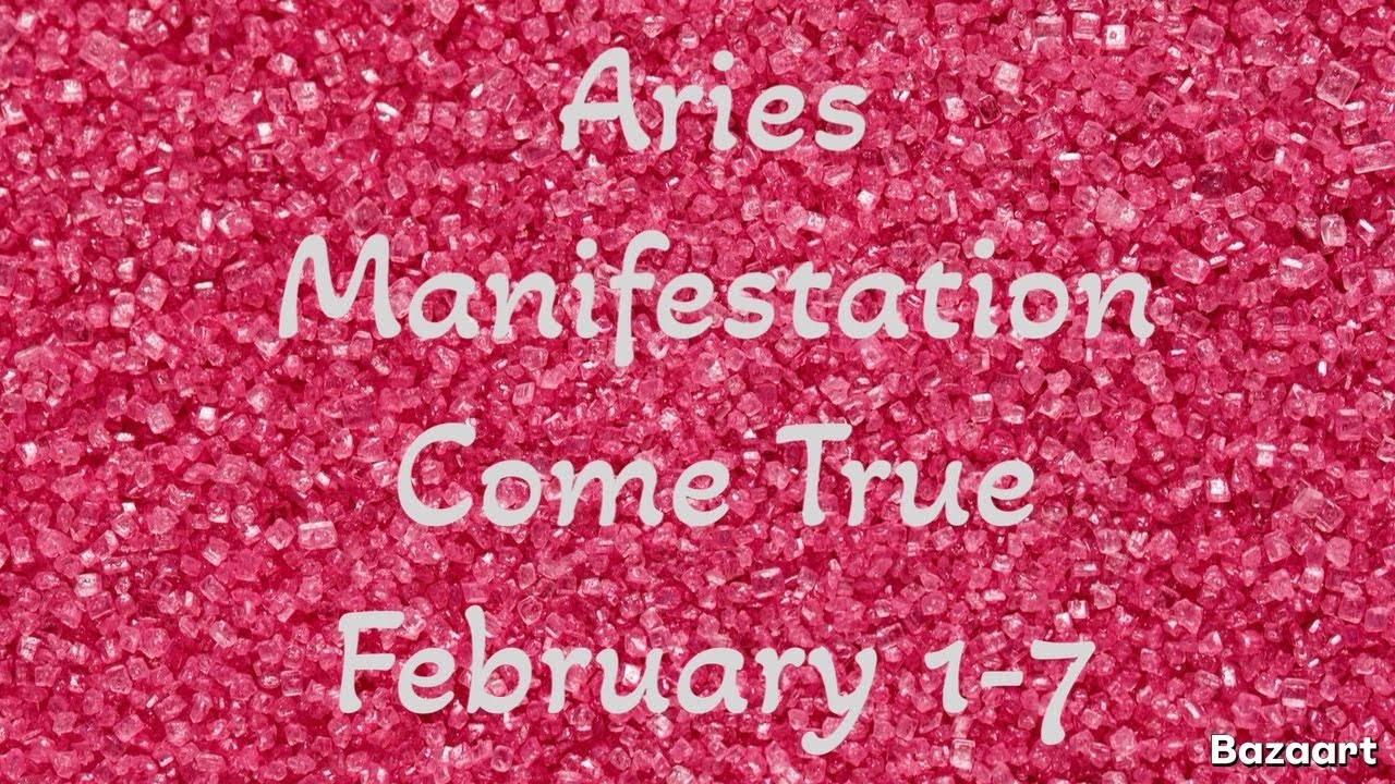 ARIES “WEEKLY” TAROT READING “Manifestation Come True” February 1-7 2026