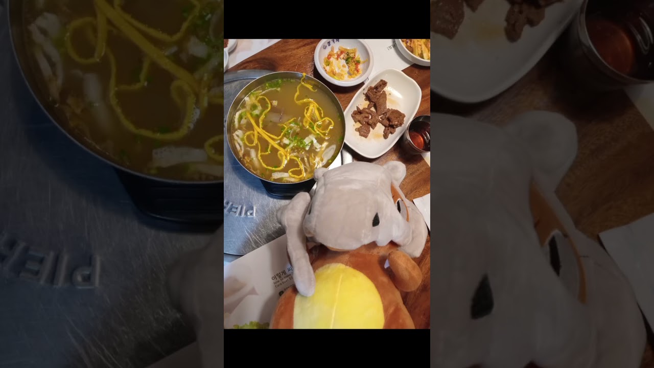 Cubone goes to a Korean restaurant in Indonesia. 