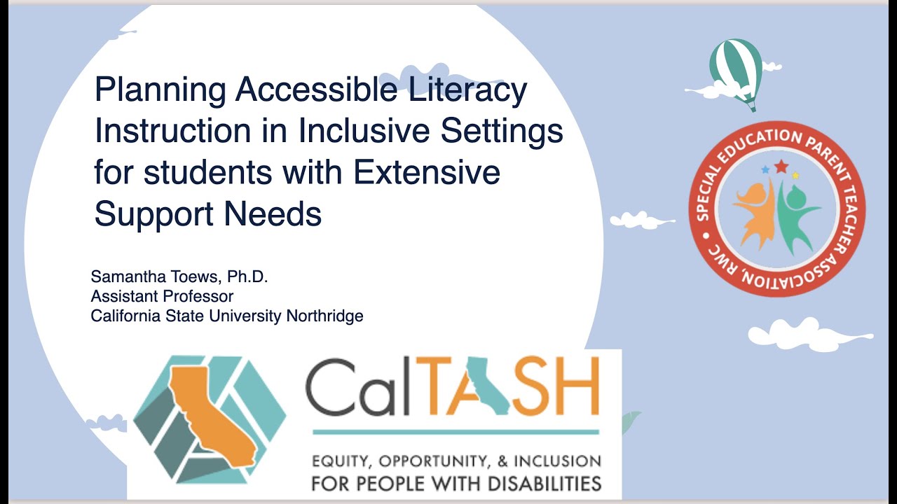EMBEDDED INSTRUCTION IN AN INCLUSIVE CLASSROOM: Teaching with Purpose