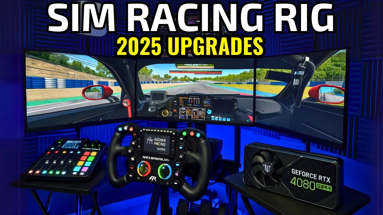 🔥 ACTUALICÉ TODO mi SETUP de SIM RACING (Triple Monitor, Ascher, 4080 y mas)