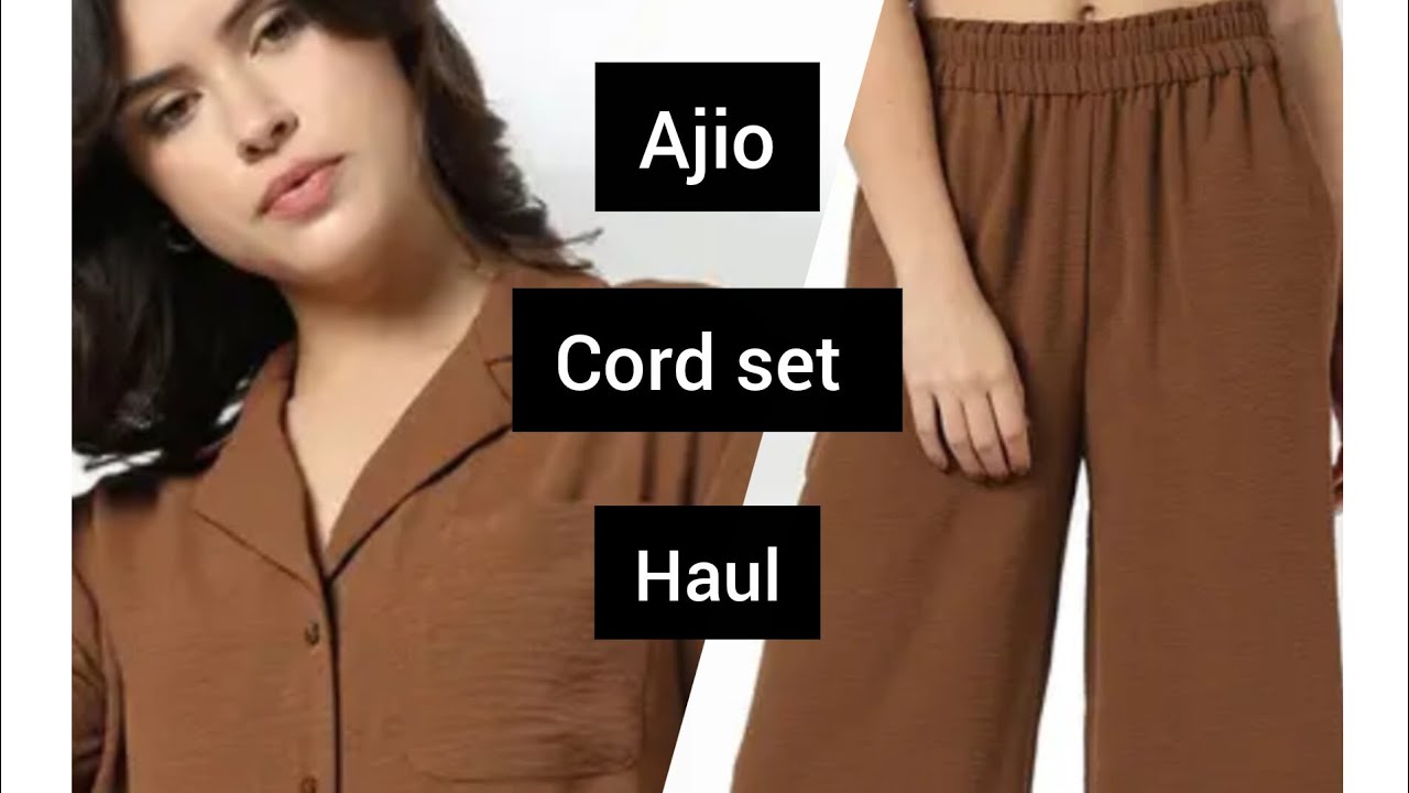 AJIO Affordable Cord Set Haul | Fashionable Co-Ord Sets from AJIO