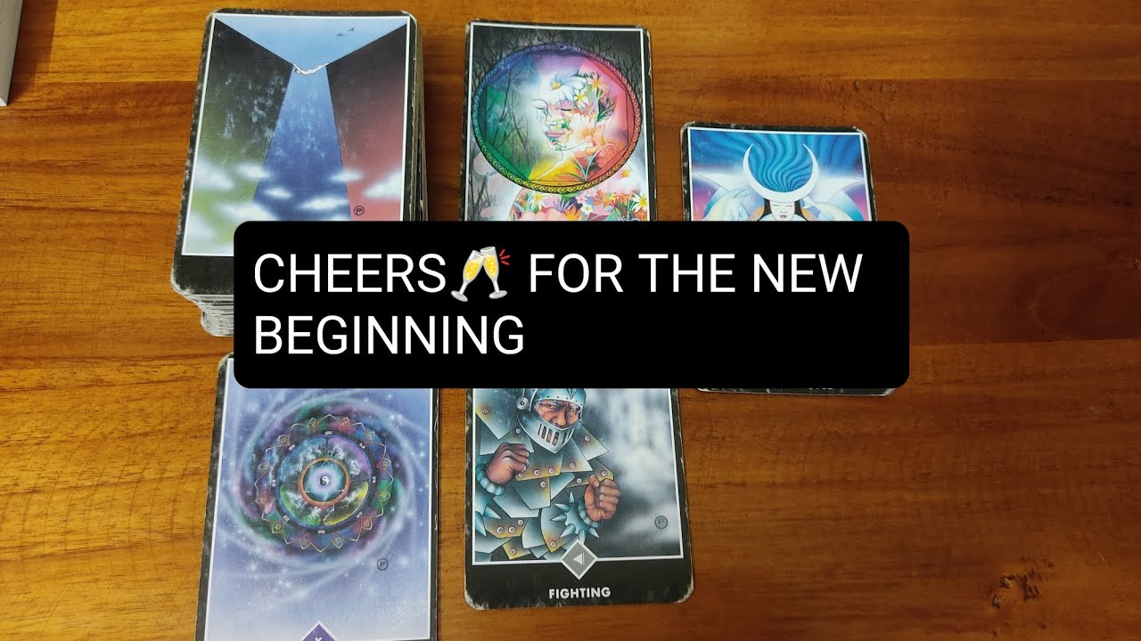 Cheers🥂 for the new beginning!! #tarot #love #goal 