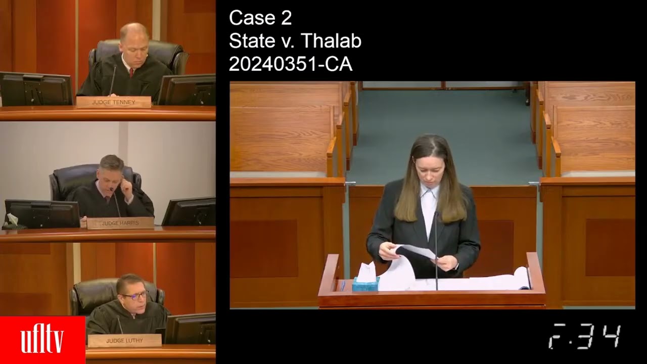 Utah Court of Appeals January 8, 2026, State v. Thaleb