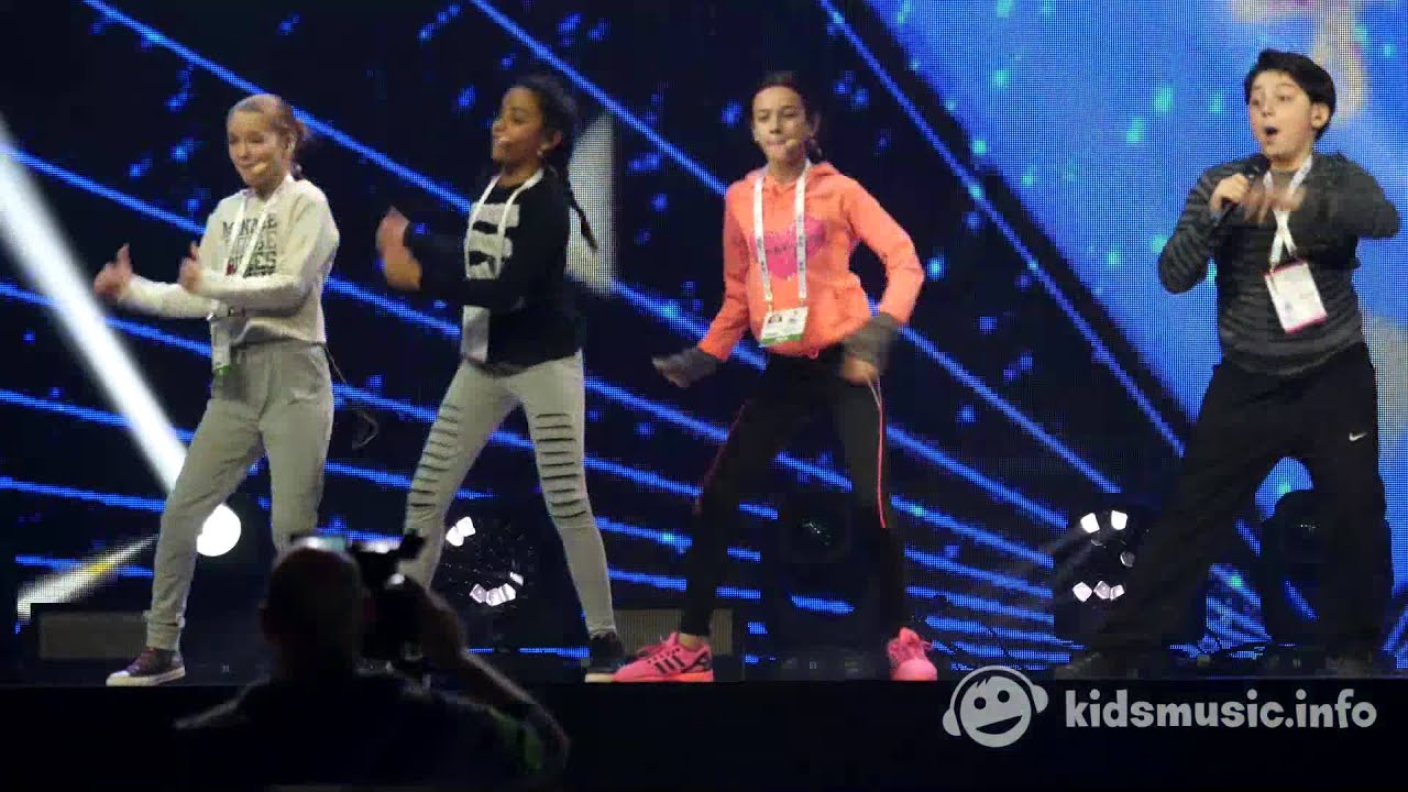 The Virus (Georgia) - Gabede [Junior Eurovision 2015, 1st rehearsals]
