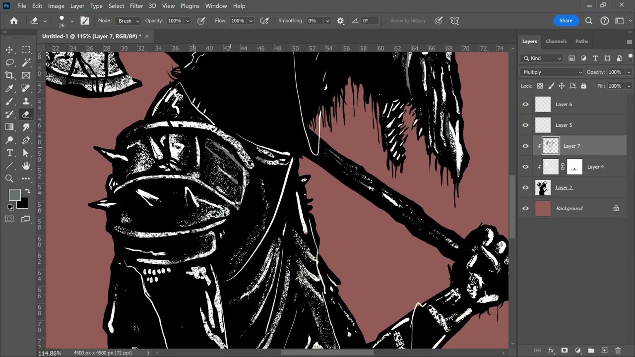 Drawing a minotaur freak